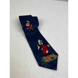 Men’s City 1 Necktie Blue Vintage Donald Duck Polyester Made in Korea EUC